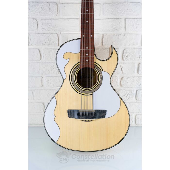 E.Pasaye Bajo Quinto S1 Spruce Single Cutaway Natural with SKB Hard Case and Pick-up