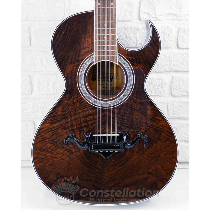 E.Pasaye Bajo Quinto M1 Cafe Maple Single Cutaway with SKB Hard Case and Pick-up