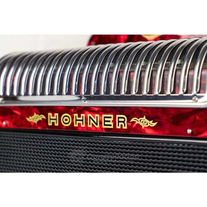Hohner Corona II Xtreme 34-Button Accordion - Red Pearl For Sale