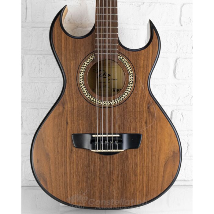 Del Rio Bajo Quinto with Sound Hole Pickup and Gator Case - Double Cutaway - Natural Satin Finish