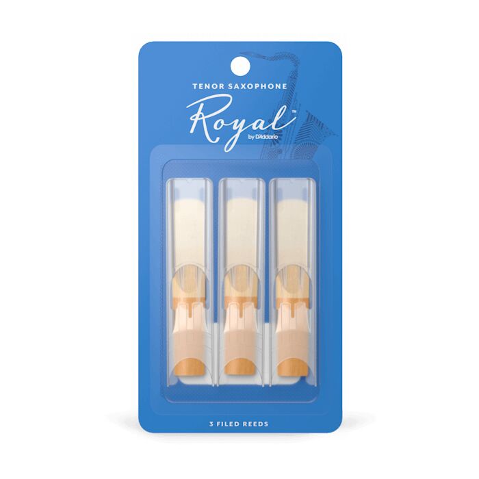 D'Addario Royal Tenor Saxophone Reeds - 3-Pack - 2.5