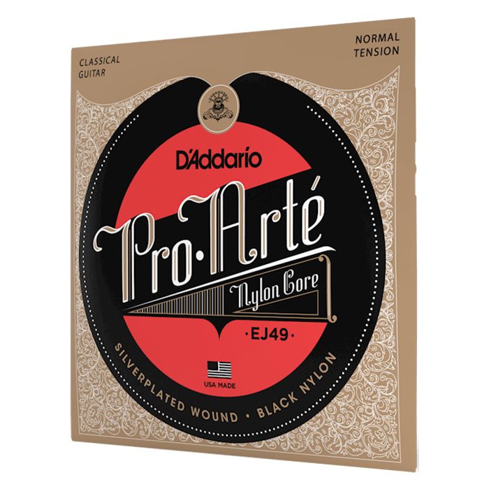 D'Addario EJ49 Pro-Arte Black Nylon Classical Guitar Strings
