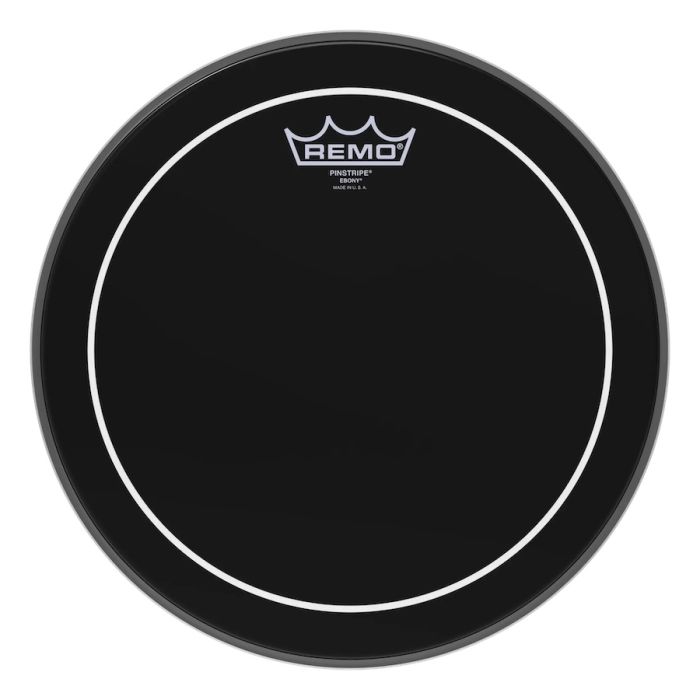 Remo ES06PS Pinstripe Ebony Drumhead - Choose Size