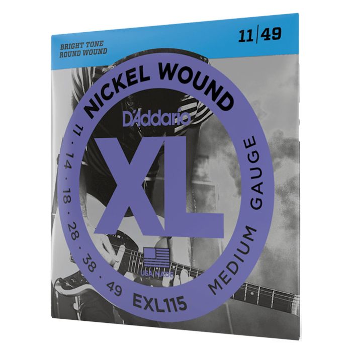 D'Addario EXL115 XL Nickel Medium Electric Guitar Strings