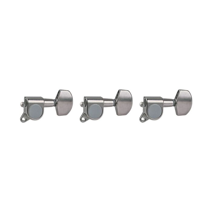 Golden Gate F-2070 Acoustic Guitar Tuners – 6 Individual (3+3) – Nickel