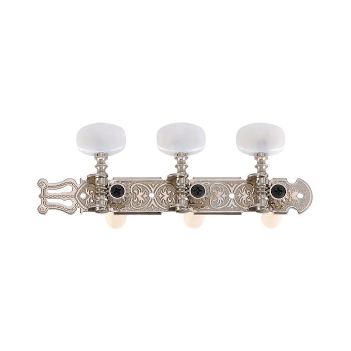 Golden Gate F-2118 Classical Guitar Tuners – 2 Planks (3+3) – Nickel