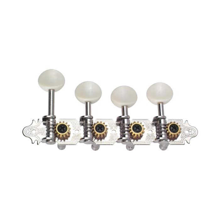 Golden Gate FM-5 F-Model Mandolin Tuners – 2 Planks (4+4) – Nickel