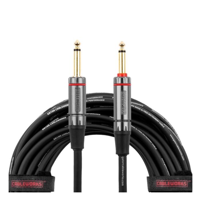 Gator Cableworks Guitar Instrument Cable - Straight to Straight - 10ft. to 20ft.