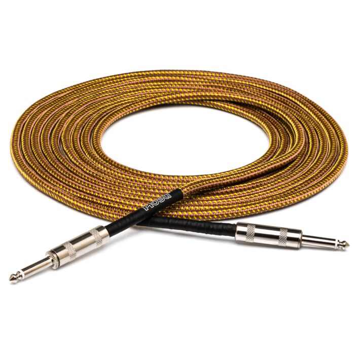 Hosa Tweed Guitar Instrument Cable - Straight to Straight - 18 foot