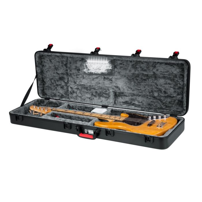 Gator GTSA-GTRBASS-LED TSA ATA Molded Bass Guitar Case With LED Light