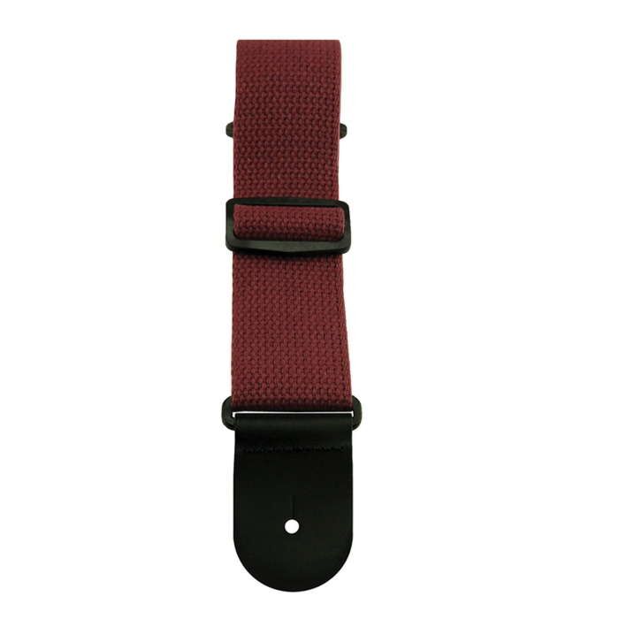 Omg Music Henry Heller Cotton Guitar Strap - Burgundy