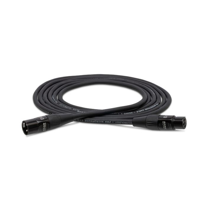 Hosa Pro Microphone Cable XLRF To XLRM with Rean Connectors - 3ft. to 100ft.