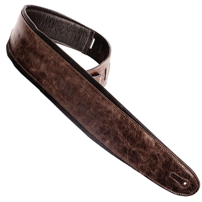 Omg Music Henry Heller Padded Capri Leather Strap - Brown