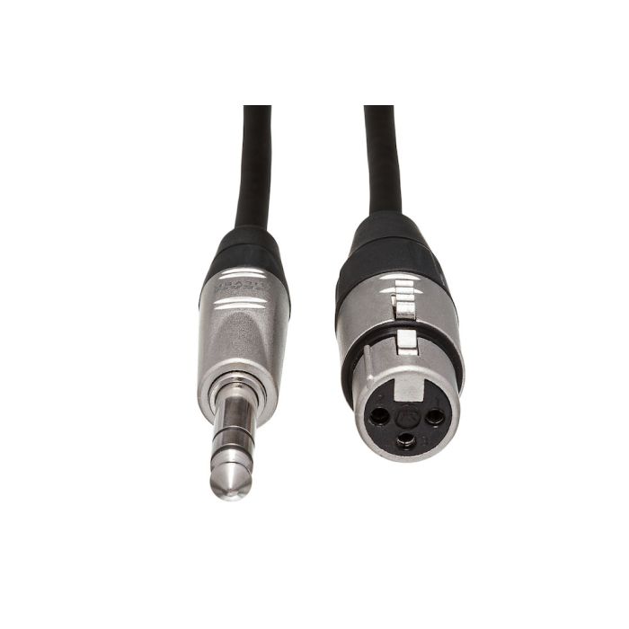 Hosa HXS REAN XLR3F to 1/4" TRS Pro Balanced Interconnect Cable - 1.5ft. to 30ft.