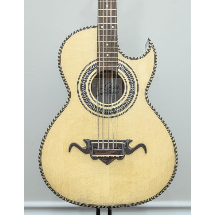 Sevillano Classic C1 Bajo Quinto Single Cutaway with SKB Hard Case and EMG Pickup - Natural
