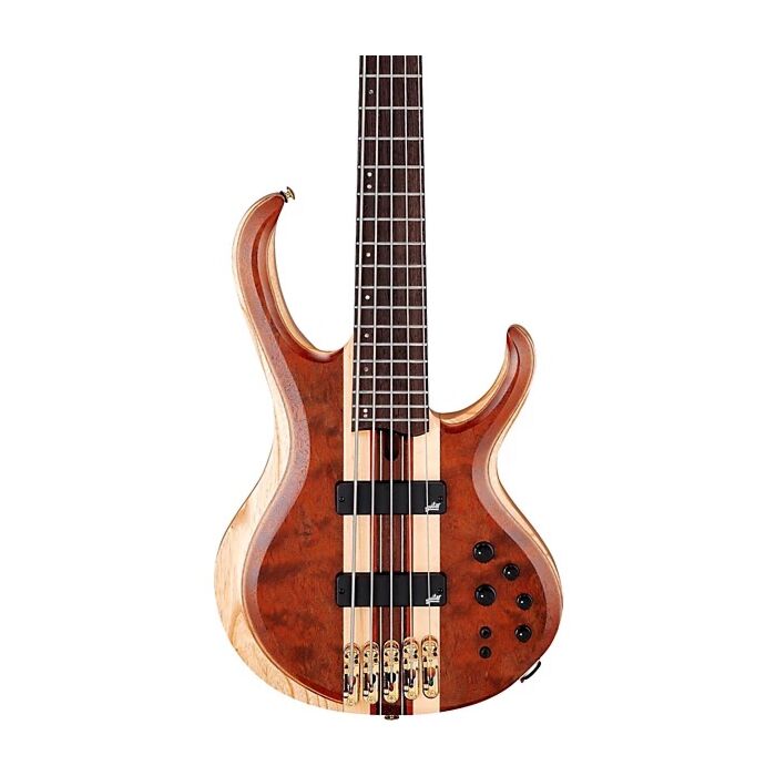 Ibanez BTB1835NDL Premium 5-String Electric Bass Guitar - Natural Shadow Low Gloss