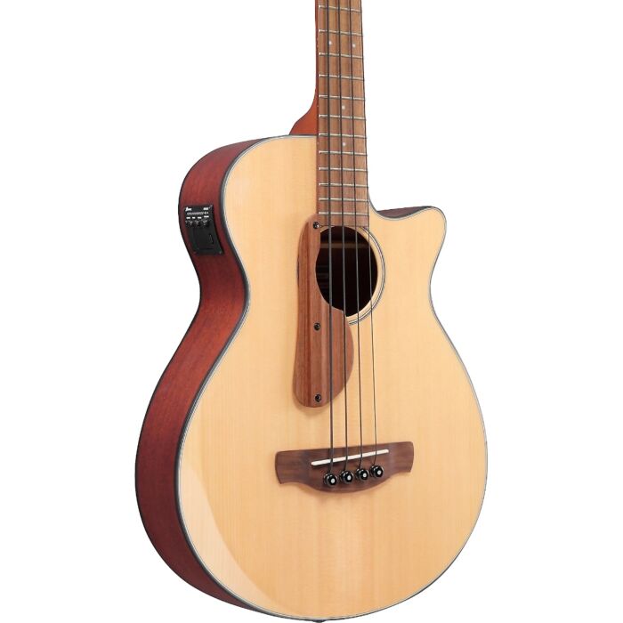 Ibanez AEGB30E Acoustic Electric Bass Guitar - Natural Gloss
