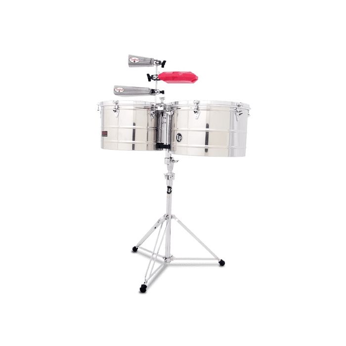 Latin Percussion LP1516-S Prestige 15" and 16" Thunder Timbs - Stainless Steel