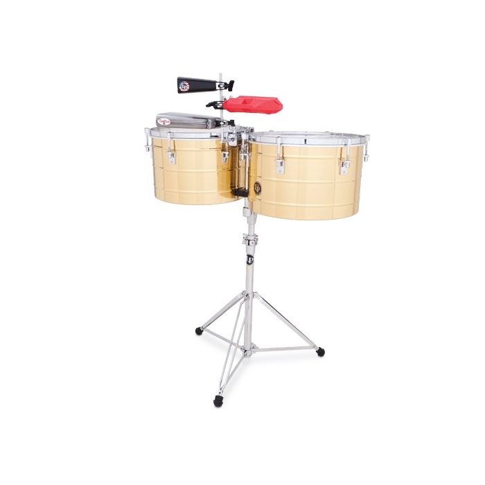 Latin Percussion LP258-B Tito Puente 15" and 16" Thunder Timbs - Brass