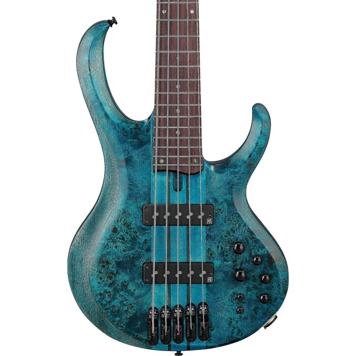 Ibanez BTB945COL - 5 String Electric Bass Guitar - Cosmic Blue Low Gloss