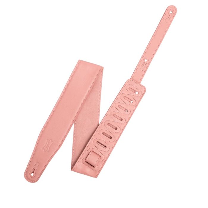 Levy's 2.5 inch Handmade Leather Guitar Strap - Salmon Color