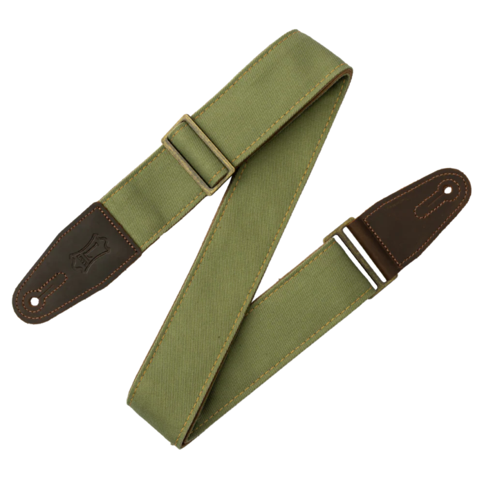 Levy's 2 inch Denim Series Guitar Strap - Green
