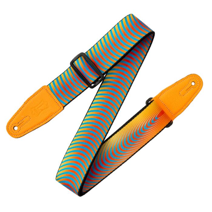 Levy's MP2OI-003 2 inch Optical Illusion Series Polyester Guitar Strap - Sonic Boom