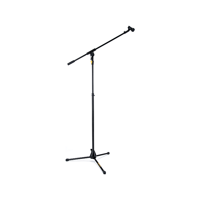 Hercules MS631B Plus Tripod Microphone Stand w/Boom & Mic Clip & EZ Grip Height Adjustment