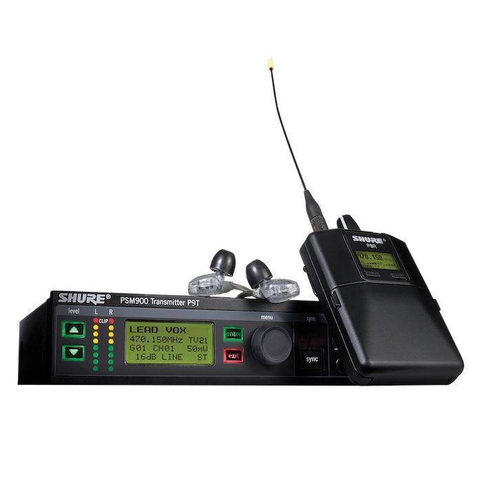 Shure P9TRA425CL-G6 Wireless Personal In-Ear Monitor System - G6