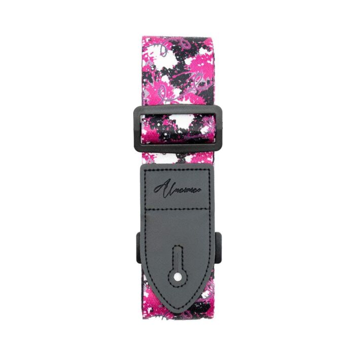 Alucinico Pink Barbed Wire Guitar Strap