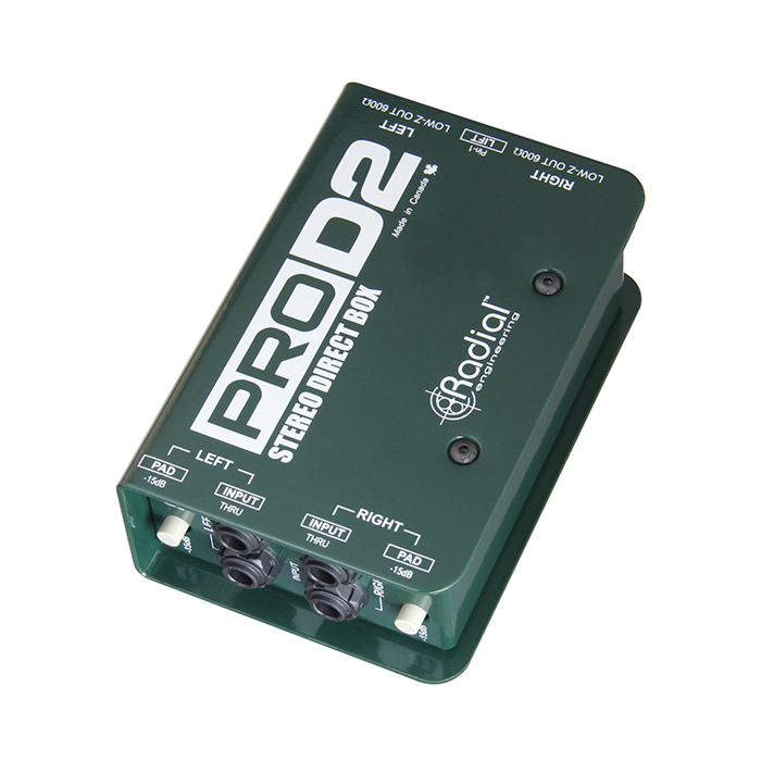 Radial ProD2 ステレオダイレクトボックス 元箱付❗️ Radial ProD2 Stereo Passive Direct Box