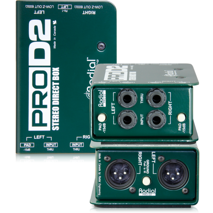 Radial ProD2 Stereo Passive Direct Box