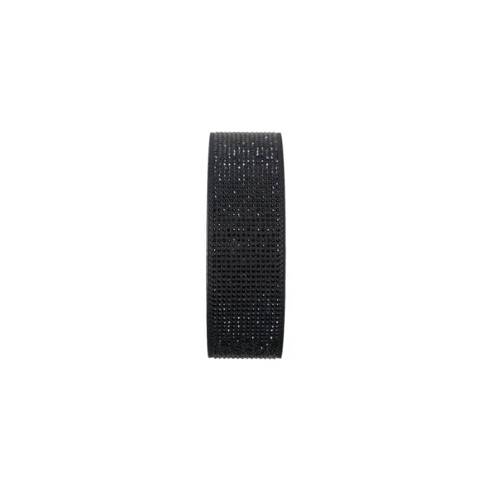 Alucinico Black Rhinestone Guitar Strap