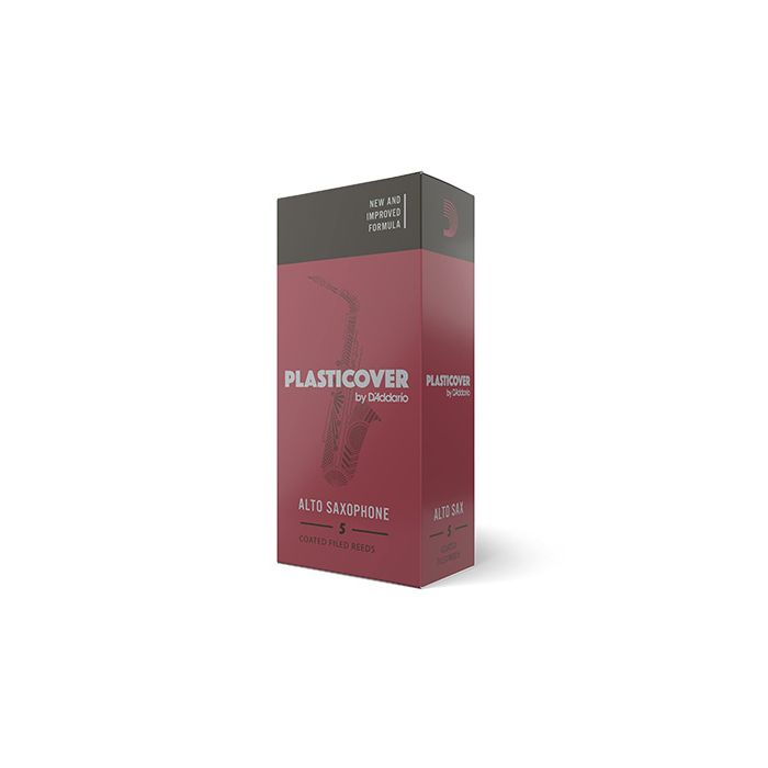 D'Addario Plasticover Alto Saxophone Reeds - 5-Pack - Choose Strength