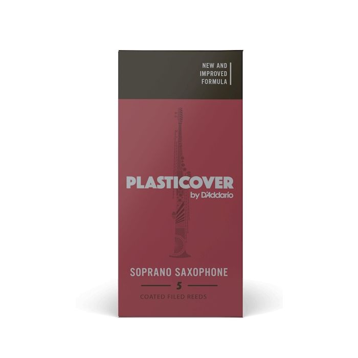 D'Addario Plasticover Soprano Saxophone Reeds - 5-Pack - Choose Strength