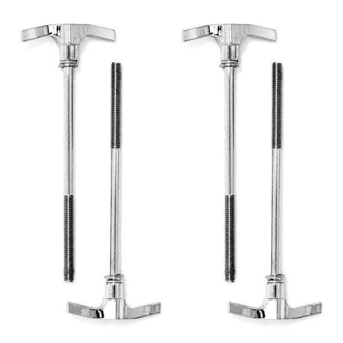 Gibraltar SC-BDTR/L 4-3/8" (112mm) Bass Drum T Tension Rod - 4 Pack
