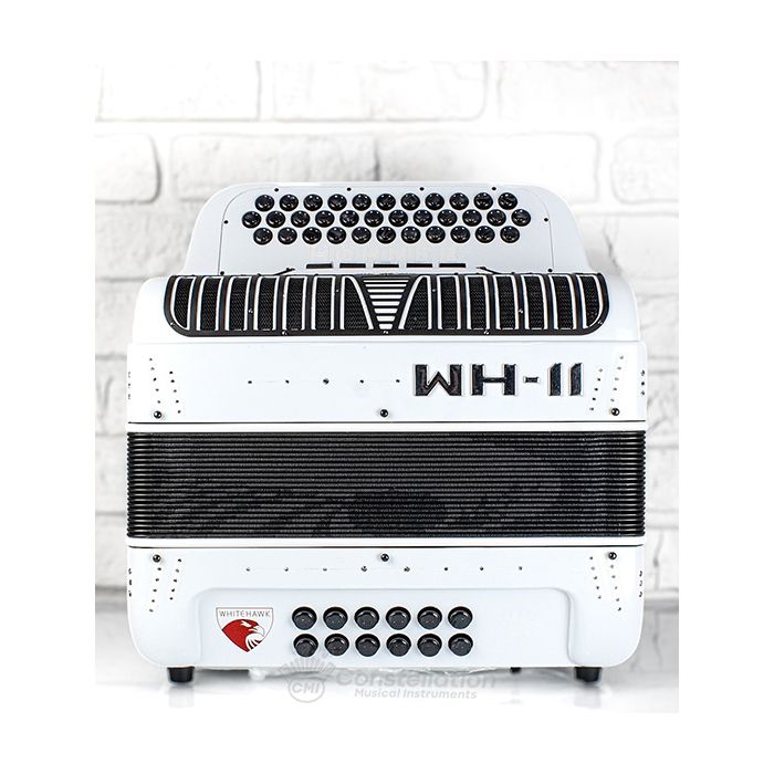 Hohner Anacleto WHII White Hawk - 5 Switch - Compact Size