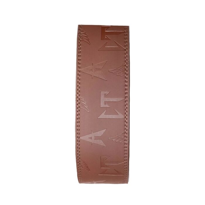 Alucinico Brown Embossed CT Guitar Strap