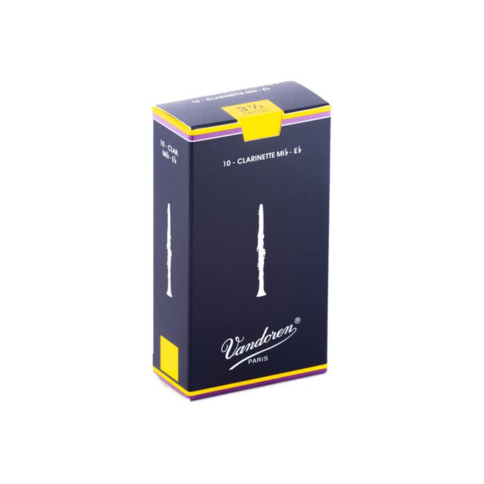 Vandoren Traditional Bb Clarinet Reeds - 10-Pack - Choose Strength