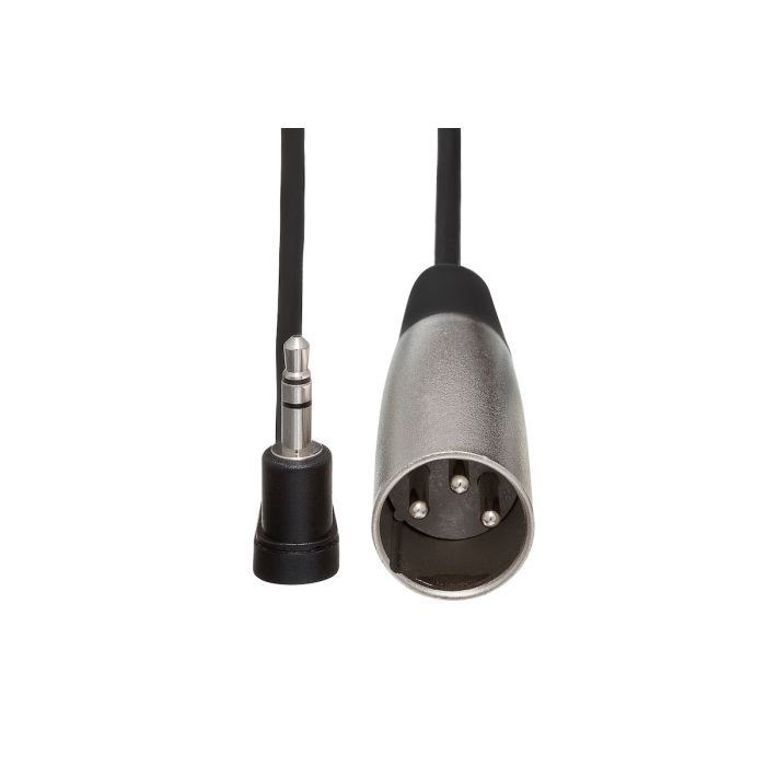 Hosa XVM Right Angle 3.5mm TRS to XLR3M Microphone Cable - 1ft. to 15ft.