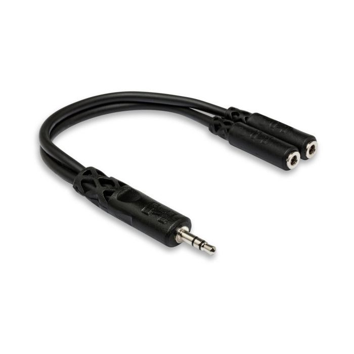 Hosa YMM-232 3.5 mm TRS to Dual 3.5 mm TRSF Y Cable