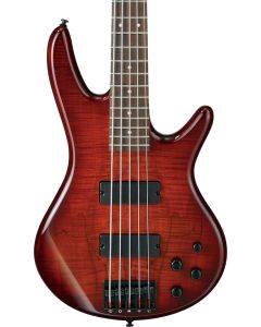 Ibanez GSR205SMCNB - 5 String Electric Bass Guitar - Charcoal Brown Burst